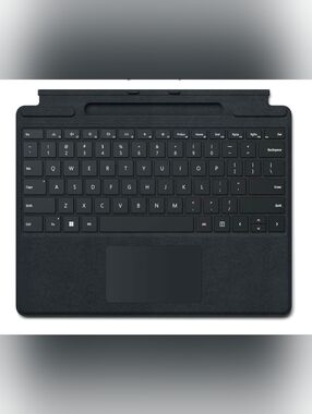 Microsoft Surface Pro Signature Keyboard Black Alcantara Backlit Trackpad